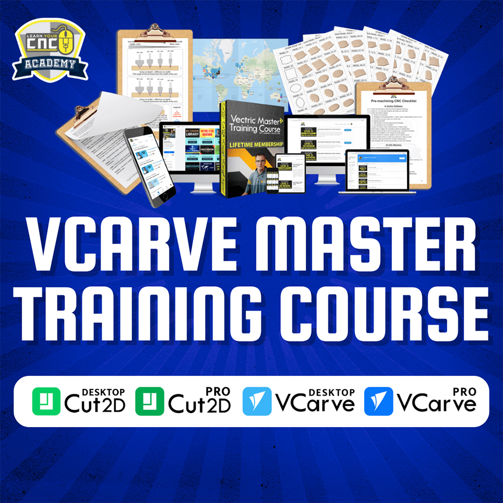 Learn Your CNC Vectric VCarve Master CNC Training Course Questions & Answers
